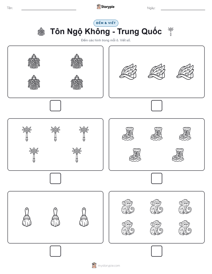 Đếm & Viết