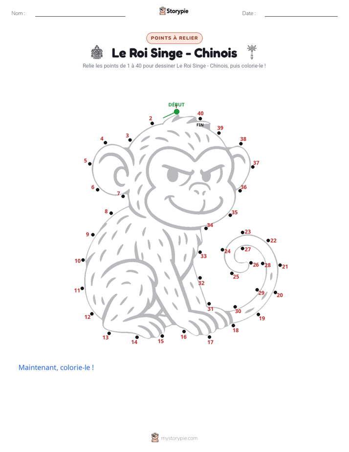 Relie les points