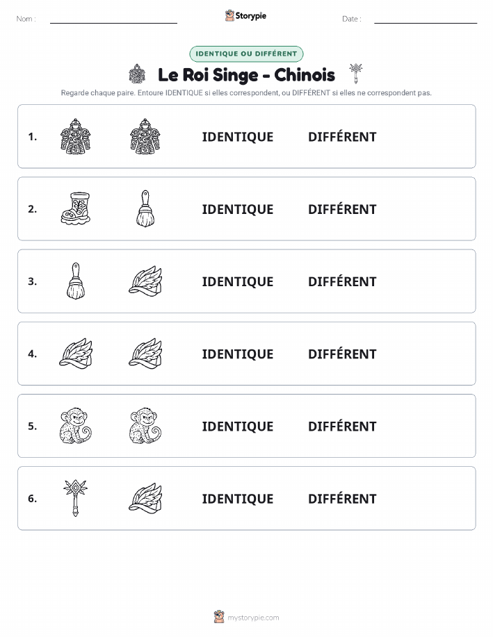 Identique ou Différent
