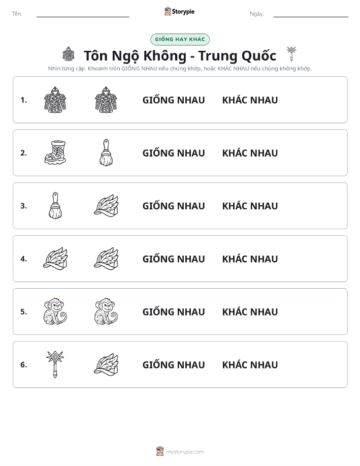 Giống Hay Khác