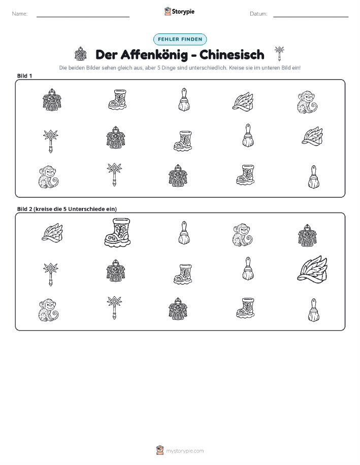 Finde den Unterschied