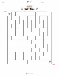 Sally Ride druckbare Arbeitsblatt Vorschau