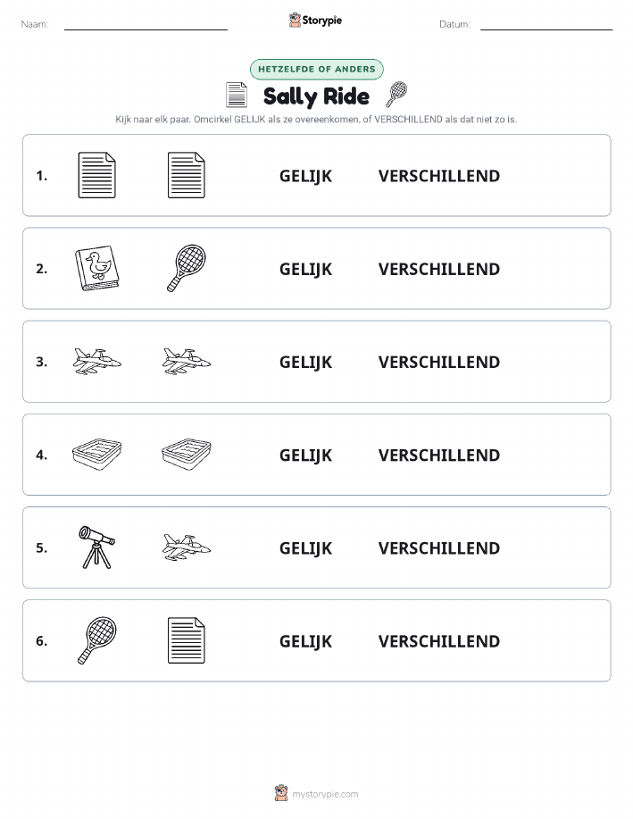 Zelfde of Verschillend