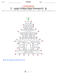 புத்தர் (சித்தார்த்த கௌதமர்) அச்சிடக்கூடிய வேலைப்பதிவின் முன்னோட்டம்