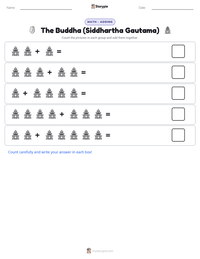 The Buddha (Siddhartha Gautama) printable worksheet preview
