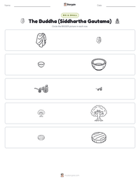 The Buddha (Siddhartha Gautama) printable worksheet preview