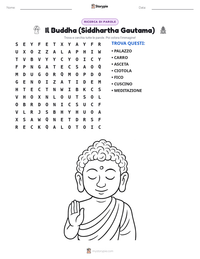 Anteprima della scheda stampabile di Il Buddha (Siddhartha Gautama)
