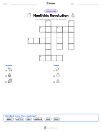 Neolithic Revolution printable worksheet preview