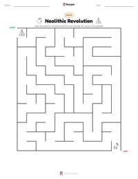 Neolithic Revolution printable worksheet preview