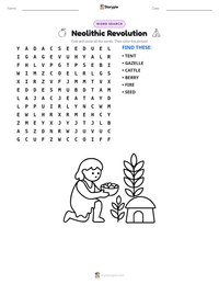 Neolithic Revolution printable worksheet preview