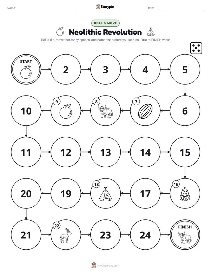 Roll & Move Game