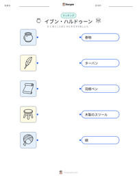 イブン・ハルドゥーン の印刷可能ワークシートプレビュー