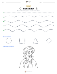 Anteprima della scheda stampabile di Ibn Khaldun