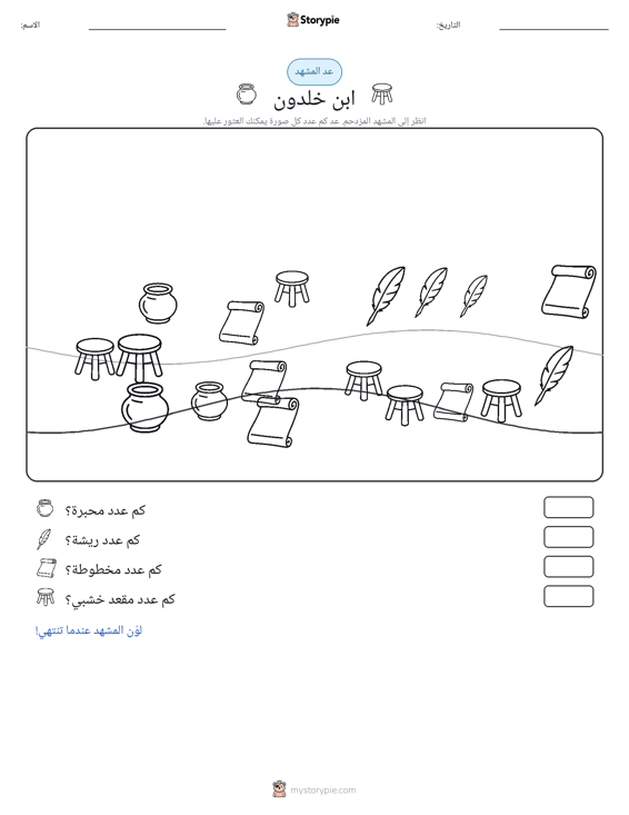 مشهد العد