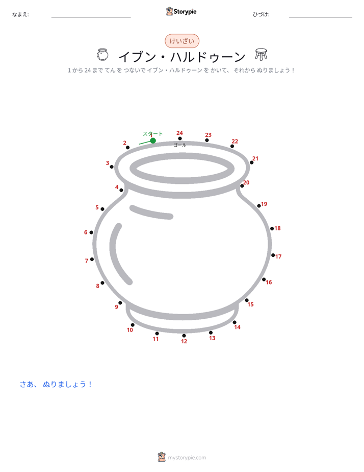 点つなぎ