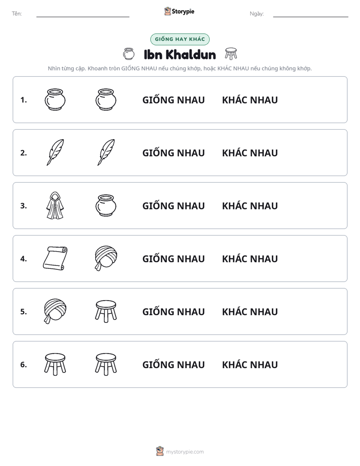 Giống Hay Khác