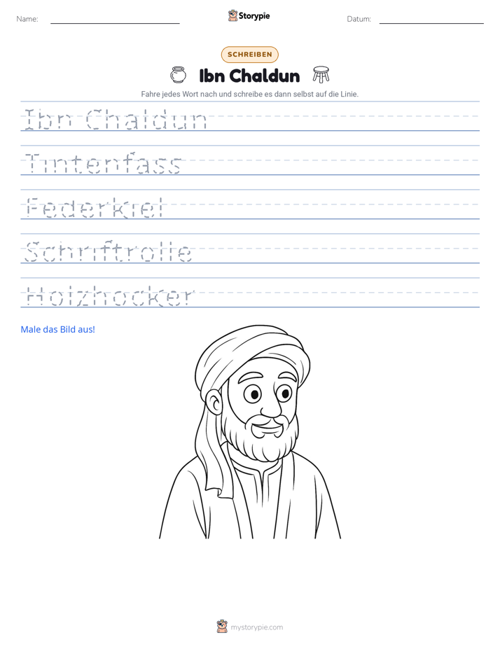 Schreibübung