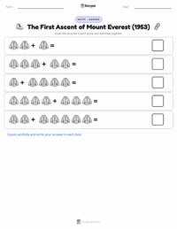 The First Ascent of Mount Everest (1953) printable worksheet preview