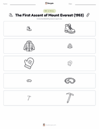 The First Ascent of Mount Everest (1953) printable worksheet preview