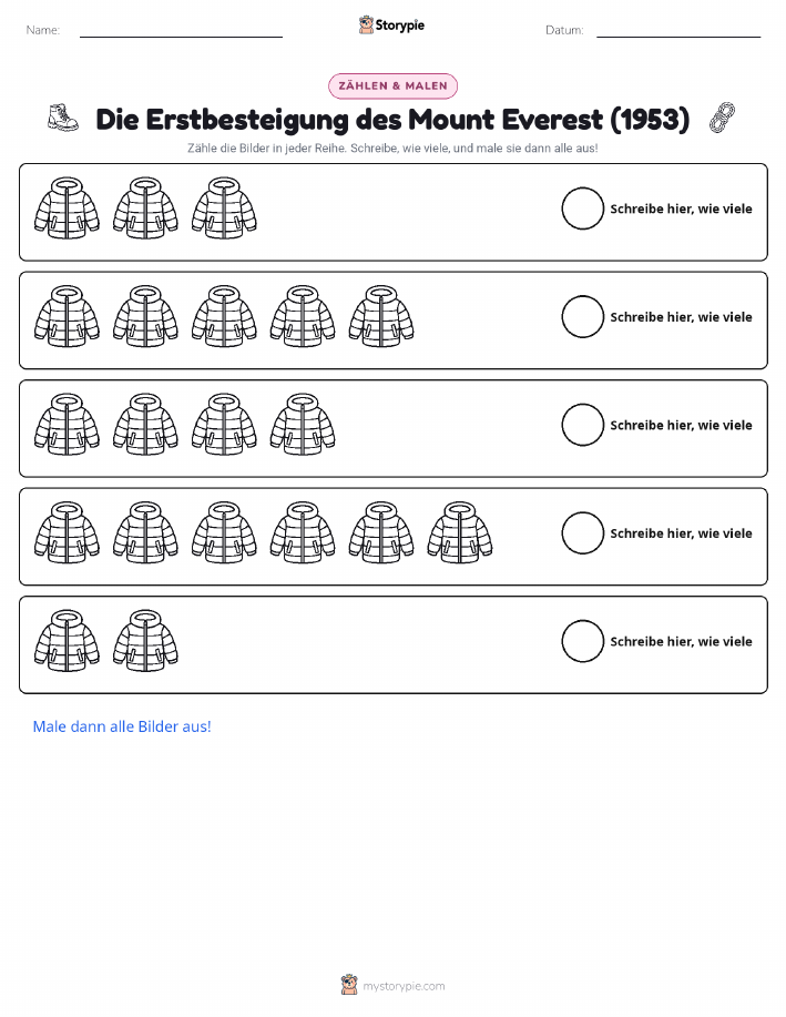 Zählen & Ausmalen
