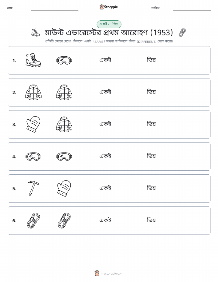 একই বা ভিন্ন