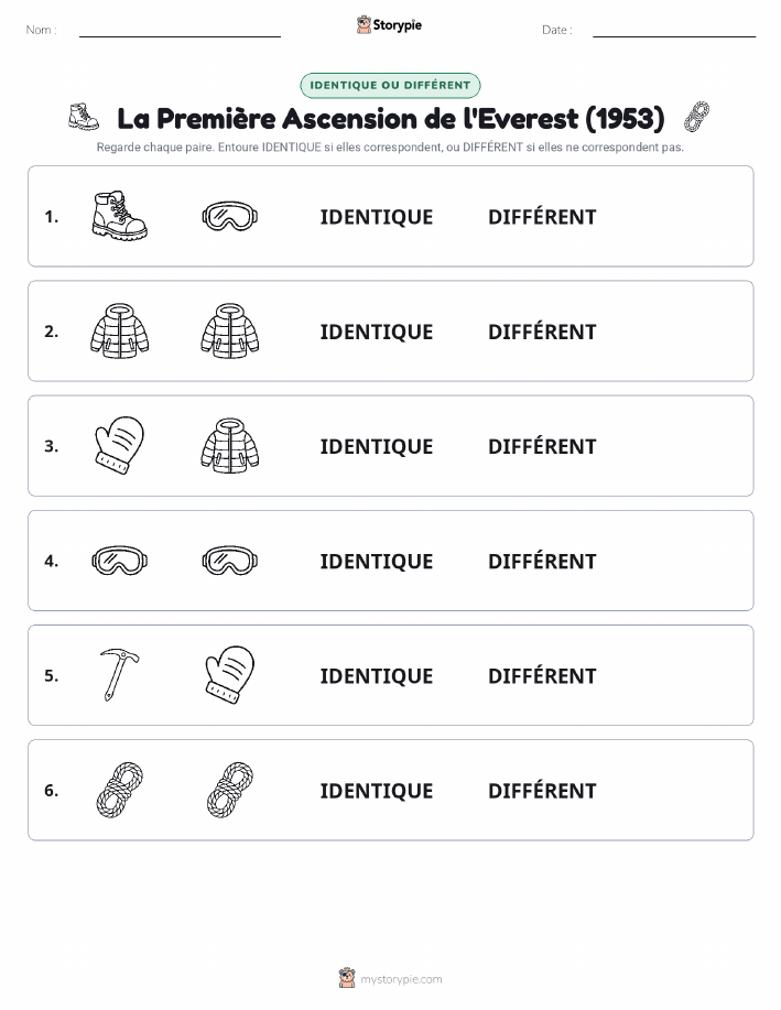 Identique ou Différent