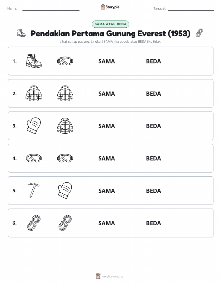 Sama atau Berbeda