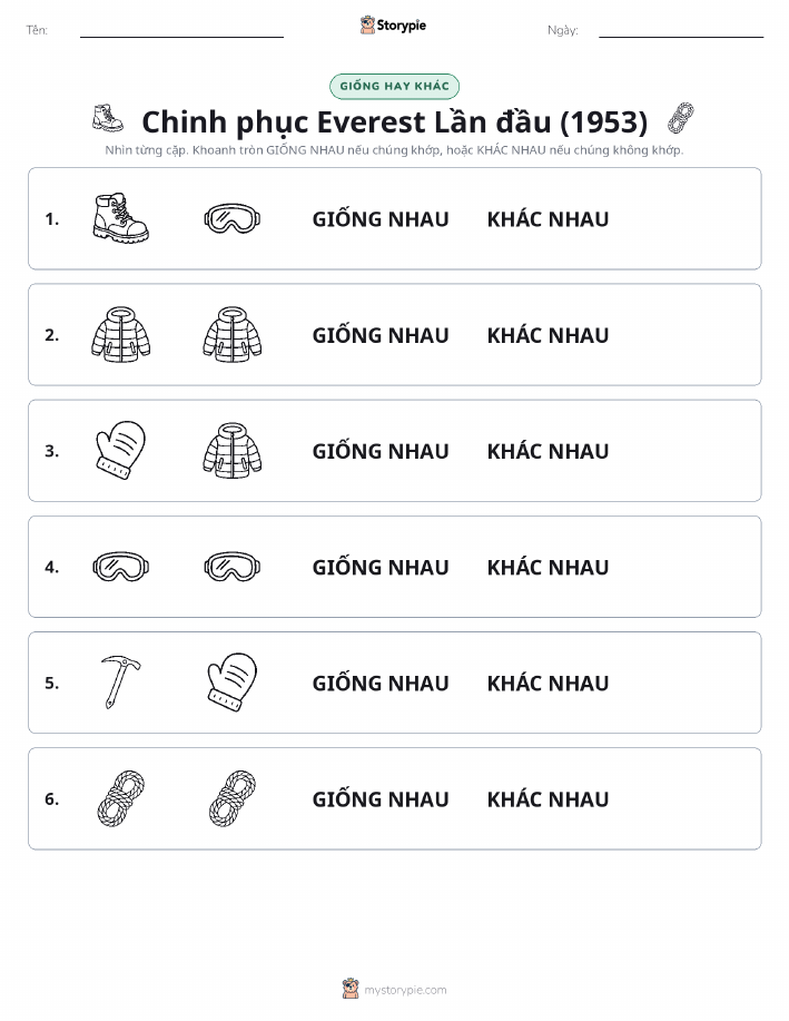 Giống Hay Khác