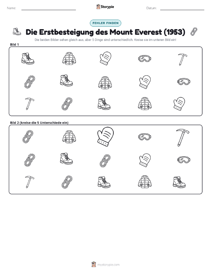 Finde den Unterschied
