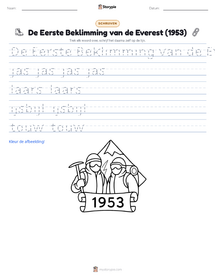 Schrijf Oefening