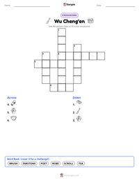 Wu Cheng'en printable worksheet preview