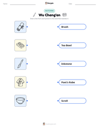 Wu Cheng'en printable worksheet preview