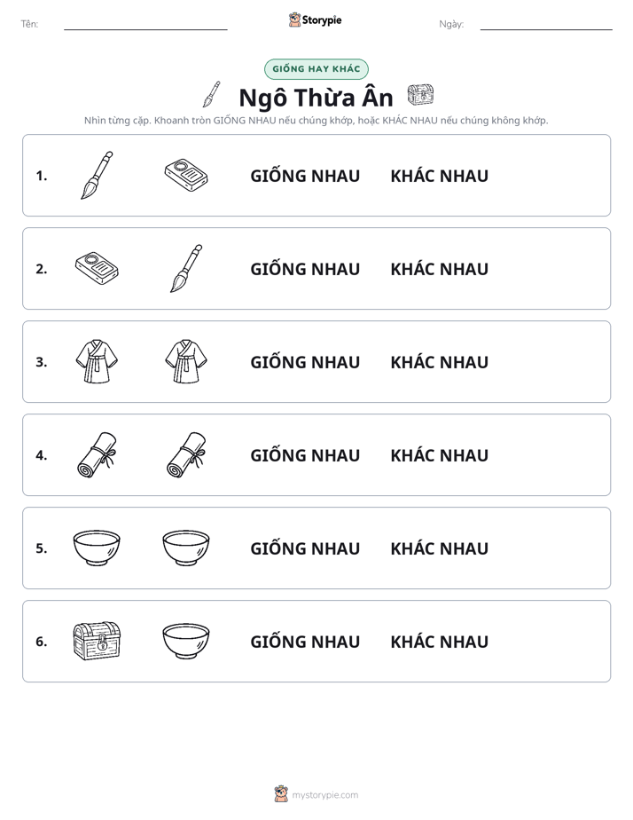 Giống Hay Khác