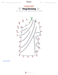 Anteprima della scheda stampabile di Tang Sanzang