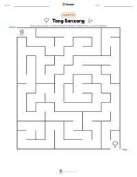 Anteprima della scheda stampabile di Tang Sanzang