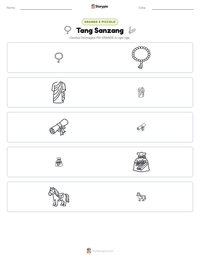 Anteprima della scheda stampabile di Tang Sanzang