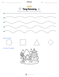 Anteprima della scheda stampabile di Tang Sanzang