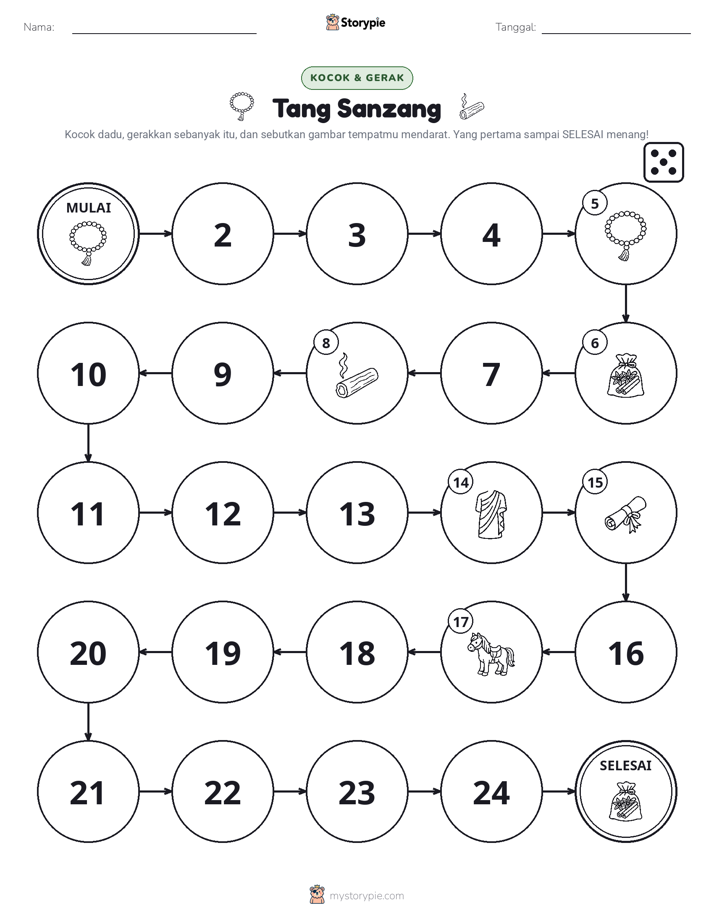 Permainan Gulung & Pindah