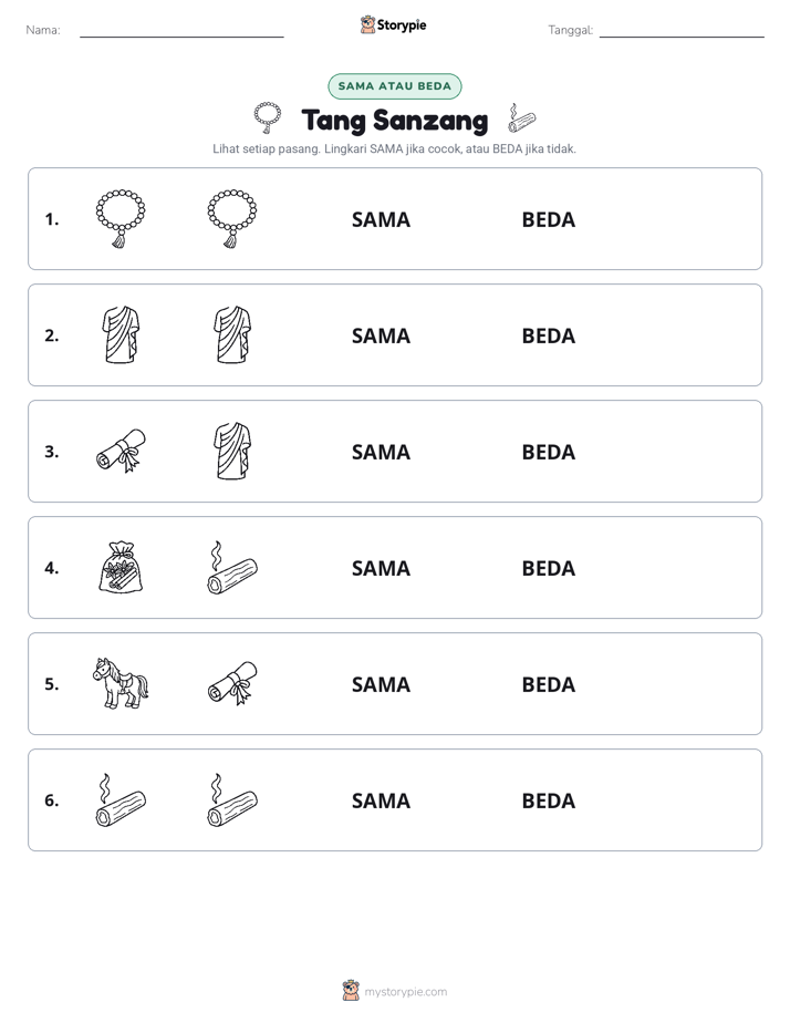Sama atau Berbeda