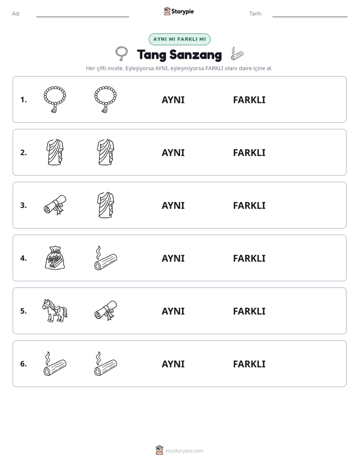 Aynı mı Farklı mı