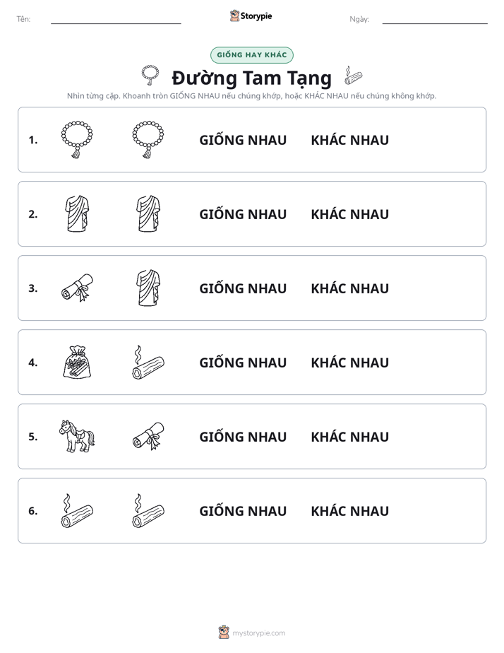 Giống Hay Khác