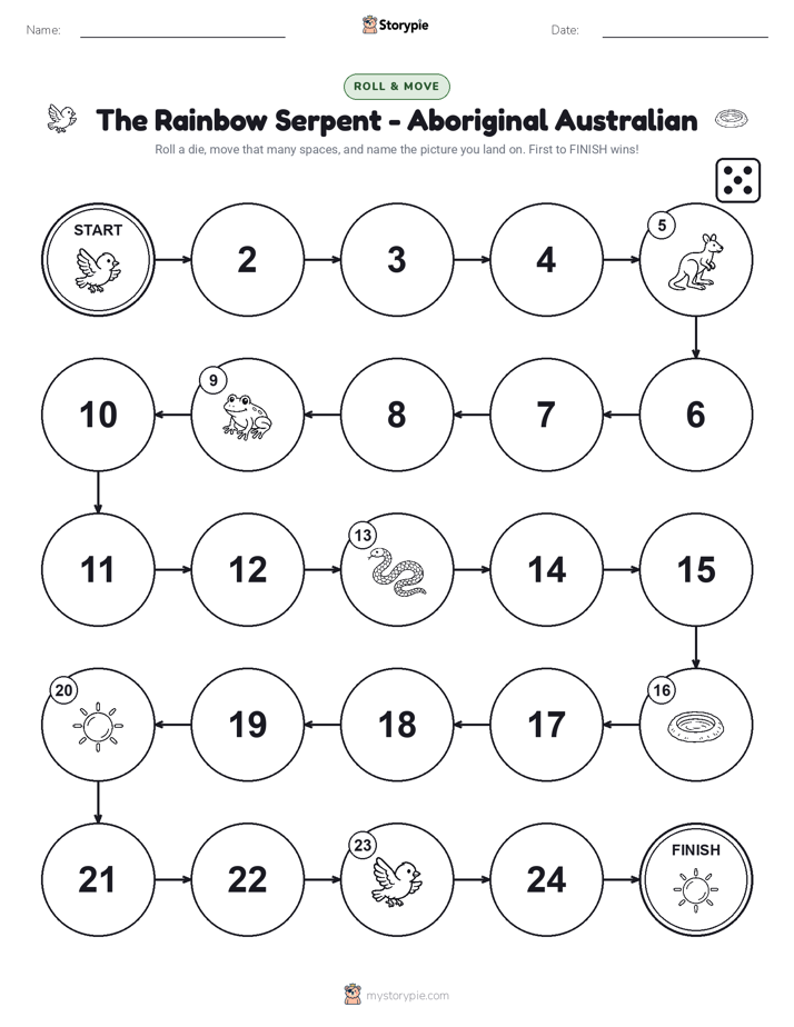 Roll & Move Game
