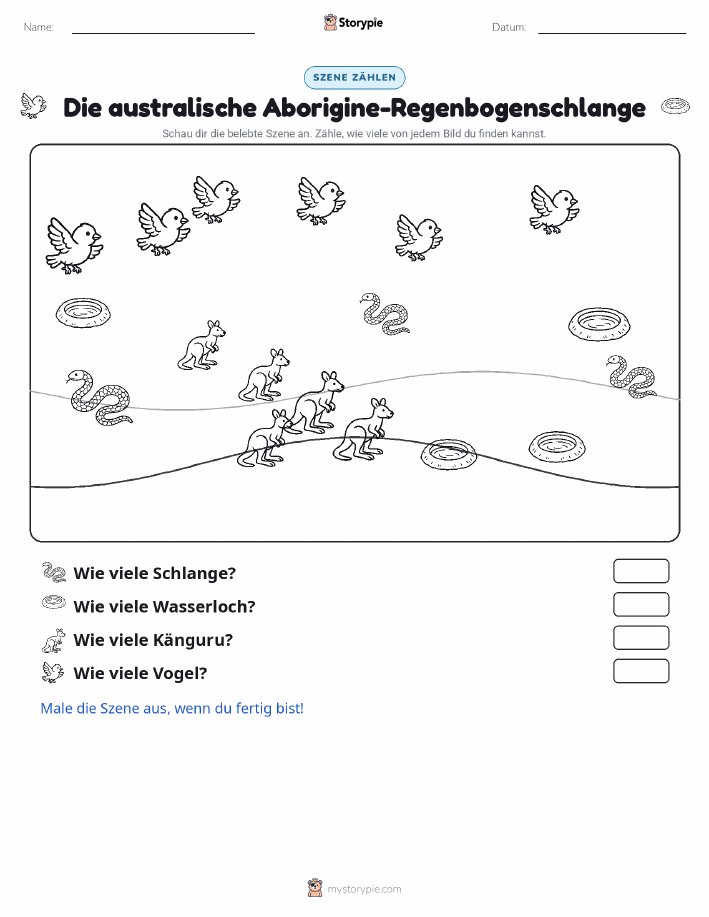 Zähl-Szene