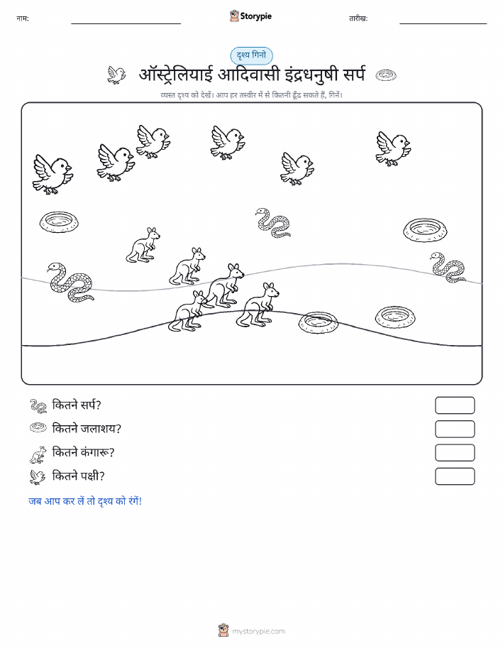 गिनती दृश्य