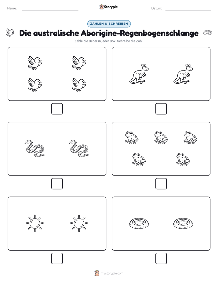 Zählen & Schreiben