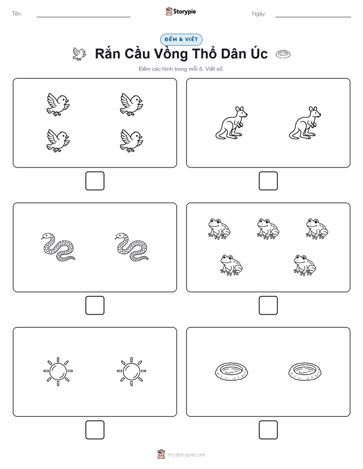 Đếm & Viết