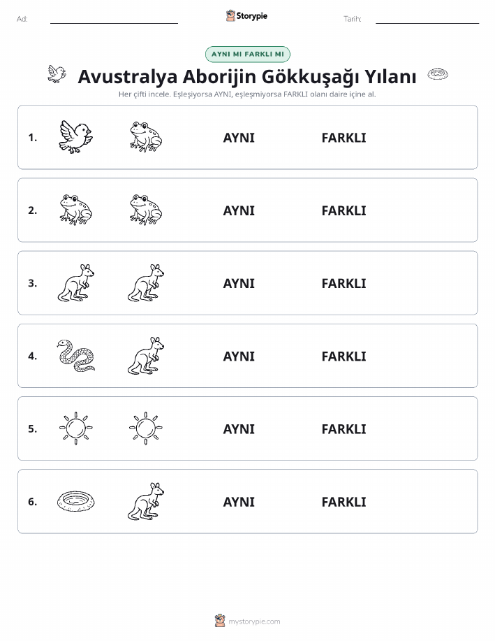Aynı mı Farklı mı