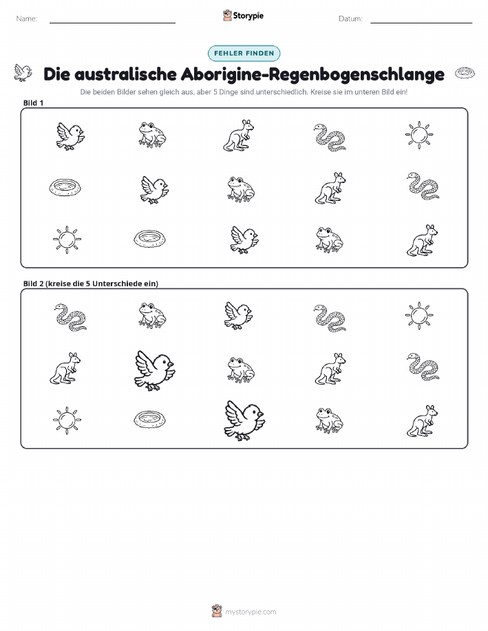 Finde den Unterschied