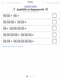 Çeşitlilik ve Kapsayıcılık yazdırılabilir çalışma sayfası önizlemesi