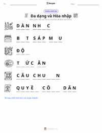 Xem trước tài liệu in sẵn Đa dạng và Hòa nhập